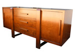 J Green Furniture 50's Credenza with center drawers