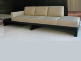 J Green Furniture Wenge Platform Sofa